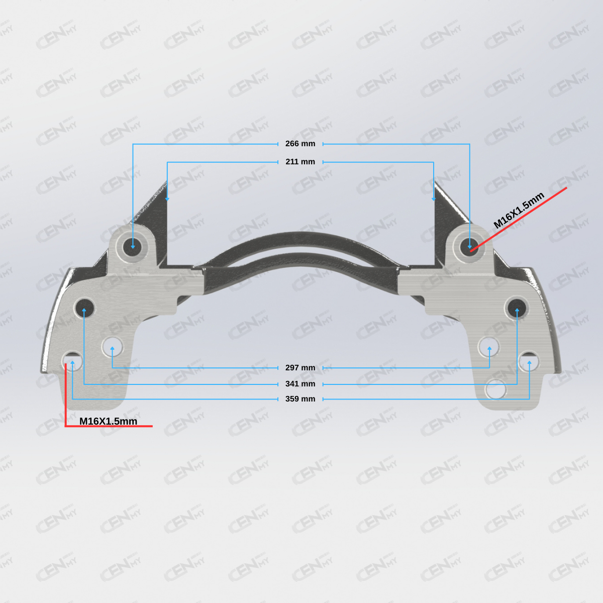 CENMY-6000031 Kaliper Taşıyıcı Kızak - Sağ - 19.5