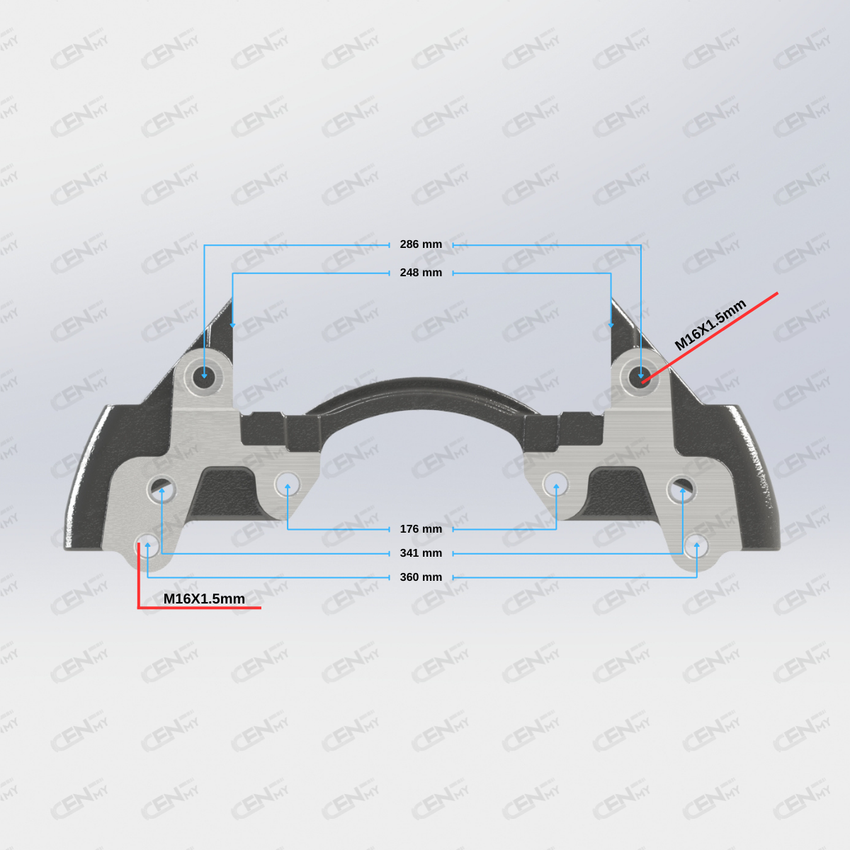 CENMY-6000033 Kaliper Taşıyıcı Kızak - 22.5
