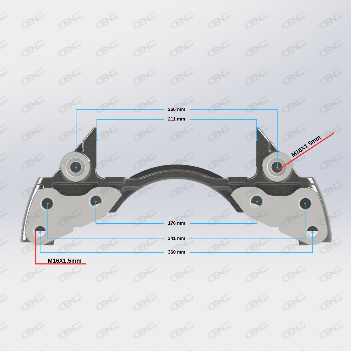 CENMY-6000039 Kaliper Taşıyıcı Kızak - 19.5