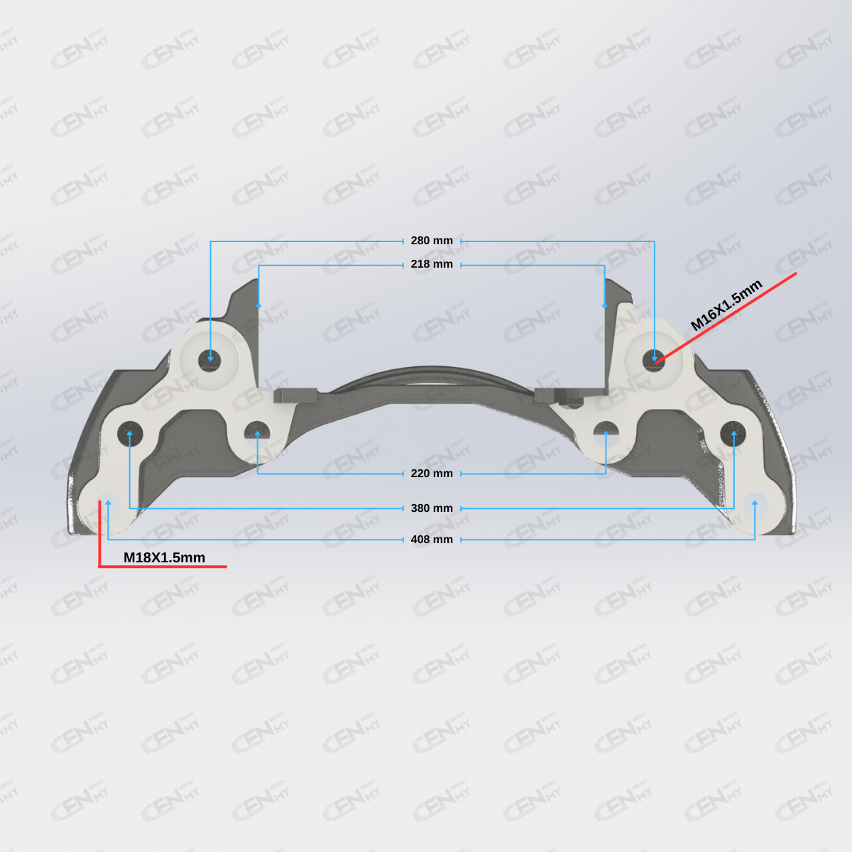 CENMY-6000049 Kaliper Taşıyıcı Kızak - Sağ - 22.5