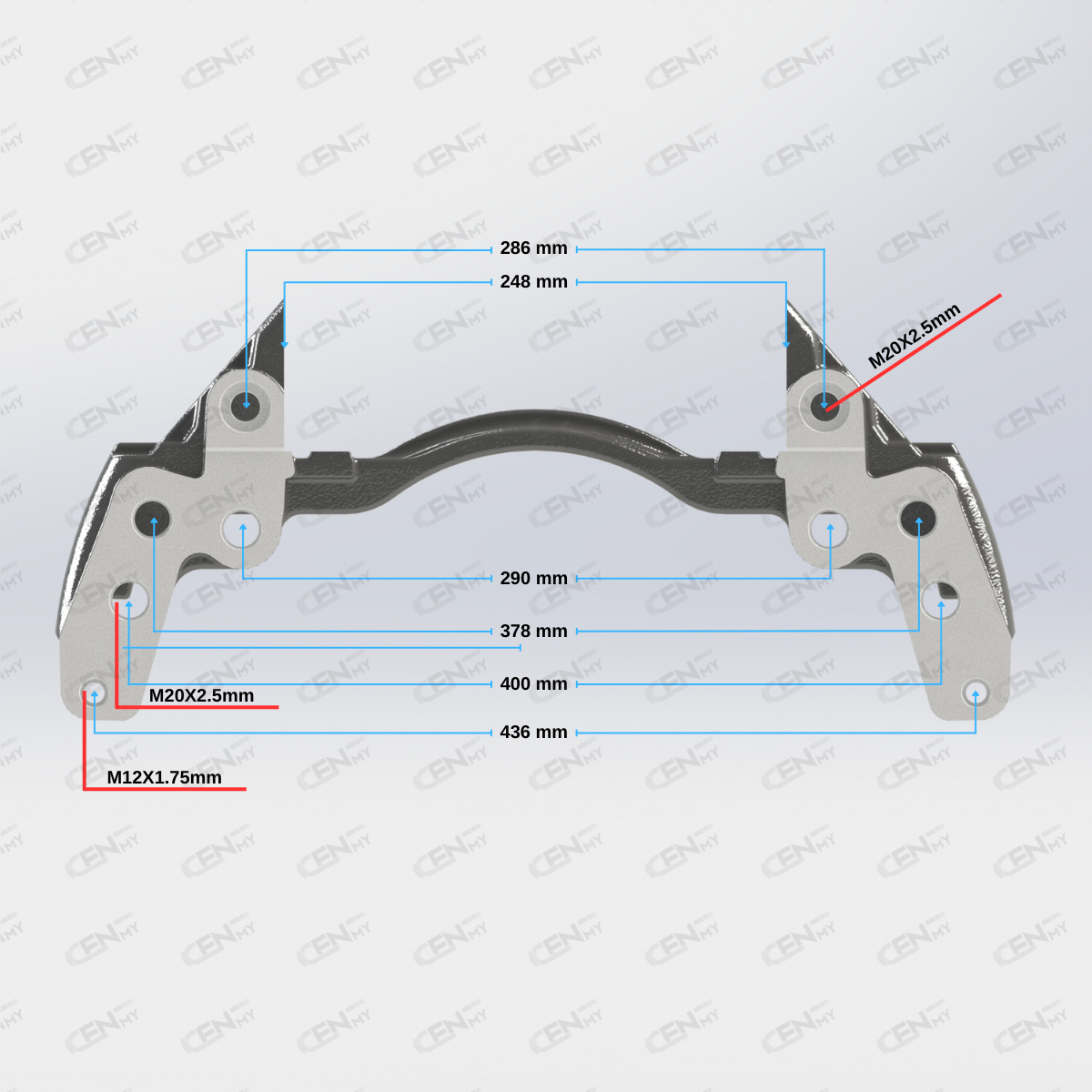CENMY-6000010 Kaliper Taşıyıcı Kızak - 22.5