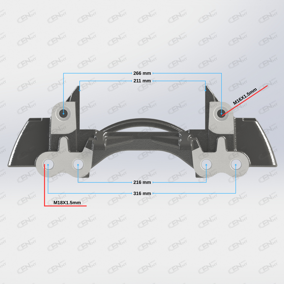 CENMY-6000011 Kaliper Taşıyıcı Kızak - 22.5