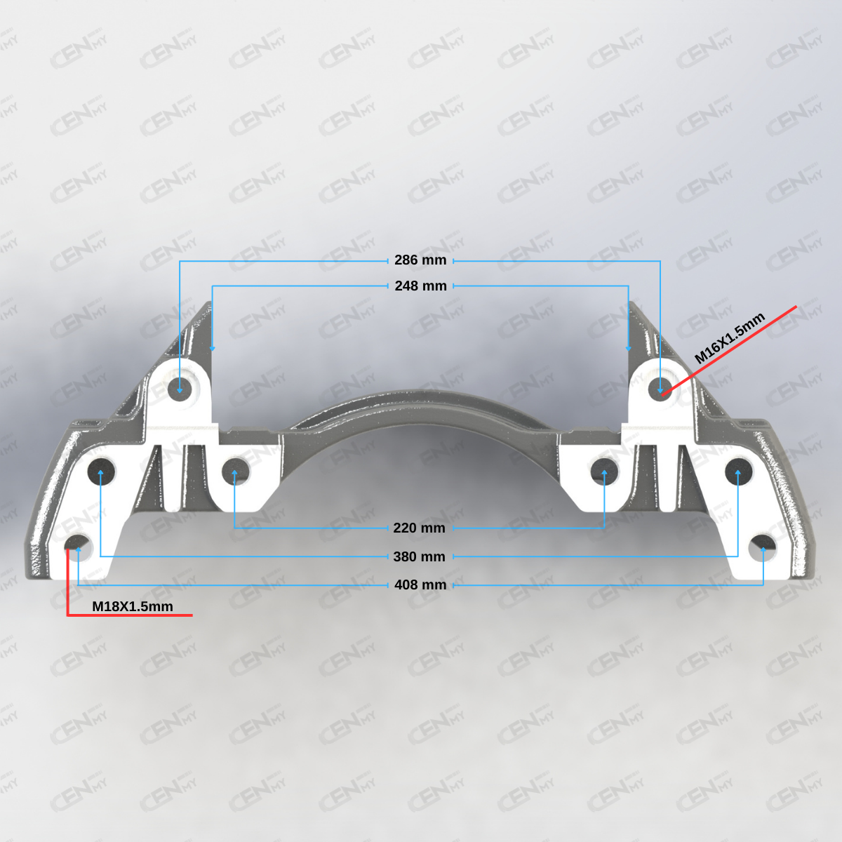 CENMY-6000013 Kaliper Taşıyıcı Kızak - 22.5