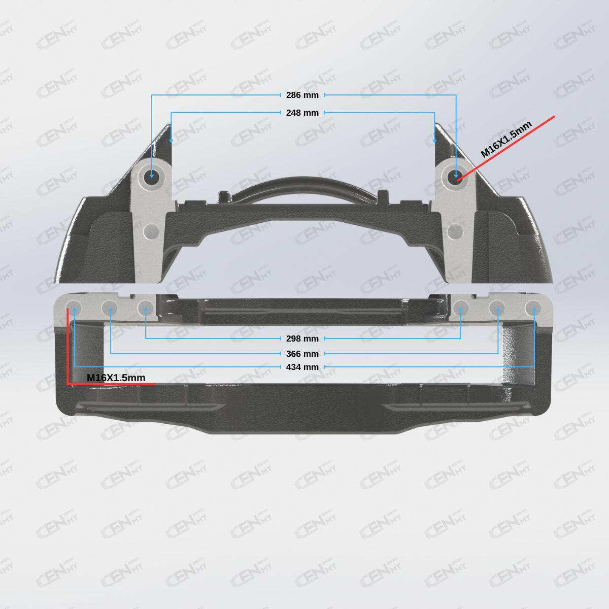 CENMY-6000018  Kaliper Taşıyıcı Kızak - 22.5
