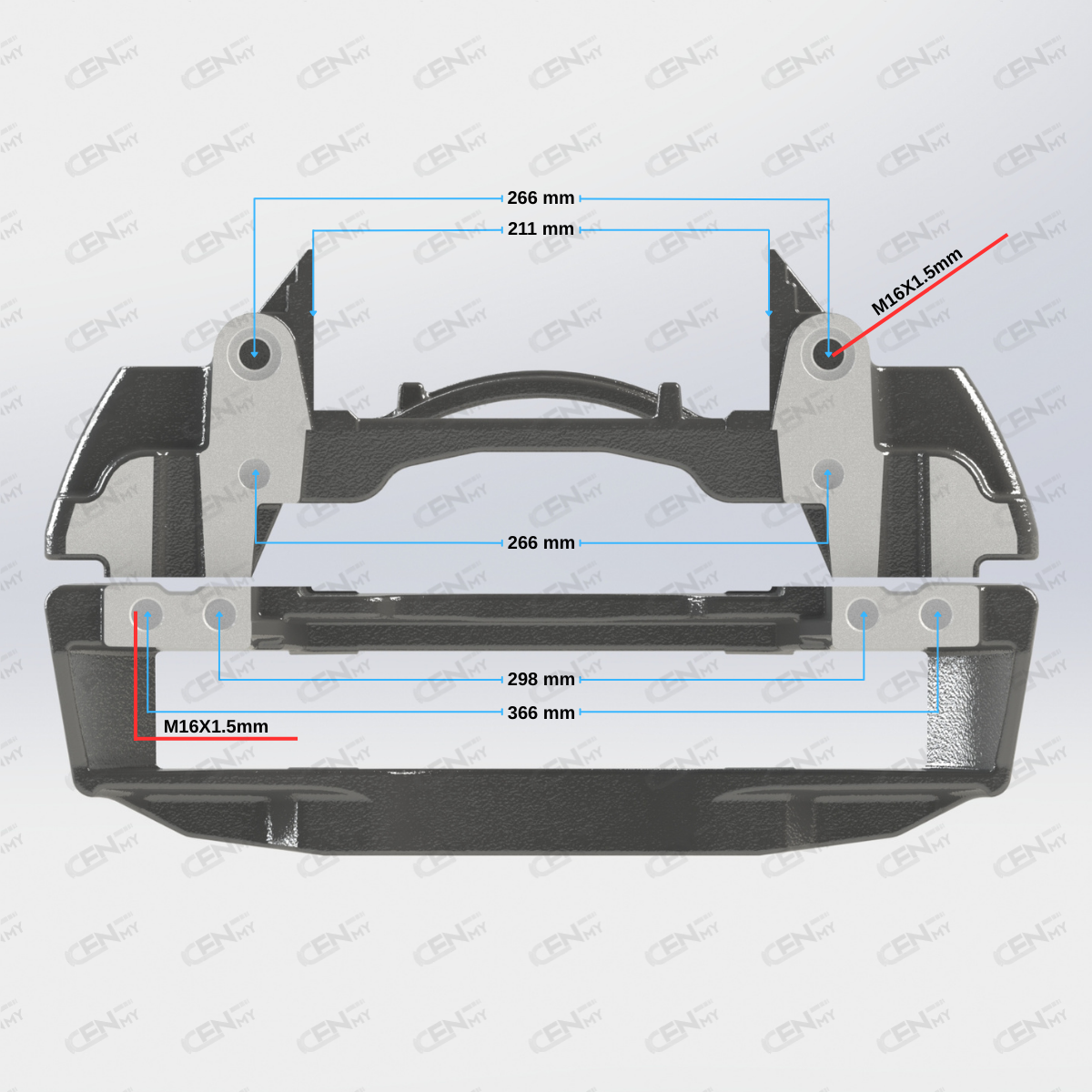 CENMY-600004 Kaliper Taşıyıcı Kızak - 22.5